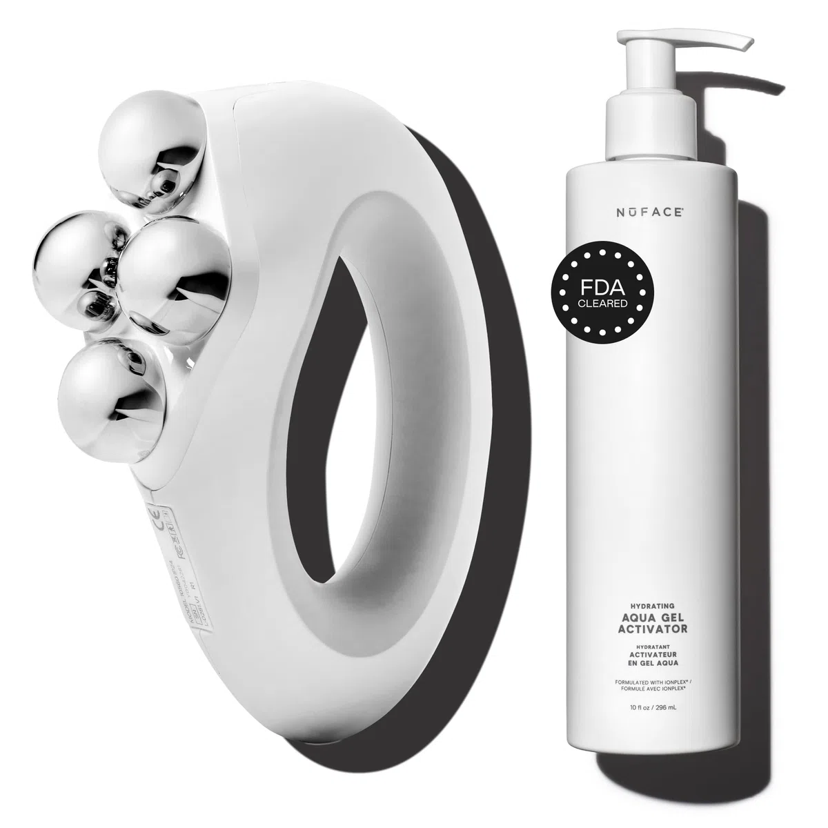 NuFACE NuBODY Toning Device - strafft Arme, Bauch, Beine und Po - Mikrostrom-Gerät zum Body Contouring - strafft die Haut und mindert Cellulite