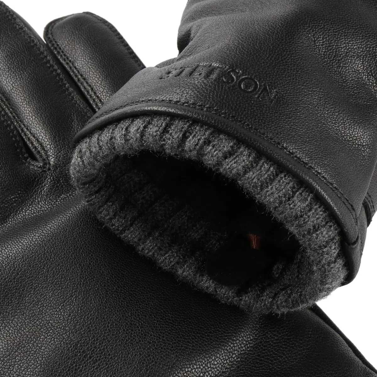 Stetson Greverud Lederhandschuhe Herren Winter Touchscreen